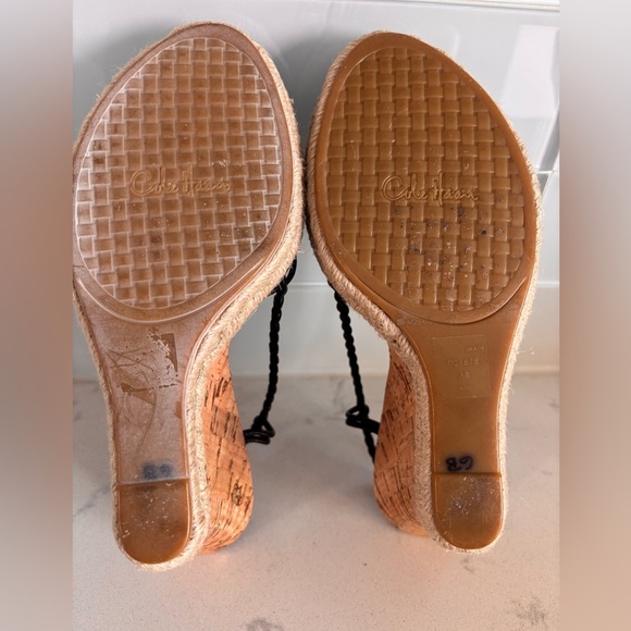 Cole Haan Black Slingback Sandals - Picture 9 of 9